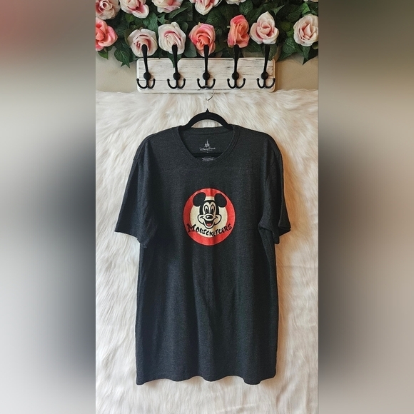 Disney Other - Disney Parks Authentic Retro Mickey Logo T-Shirt